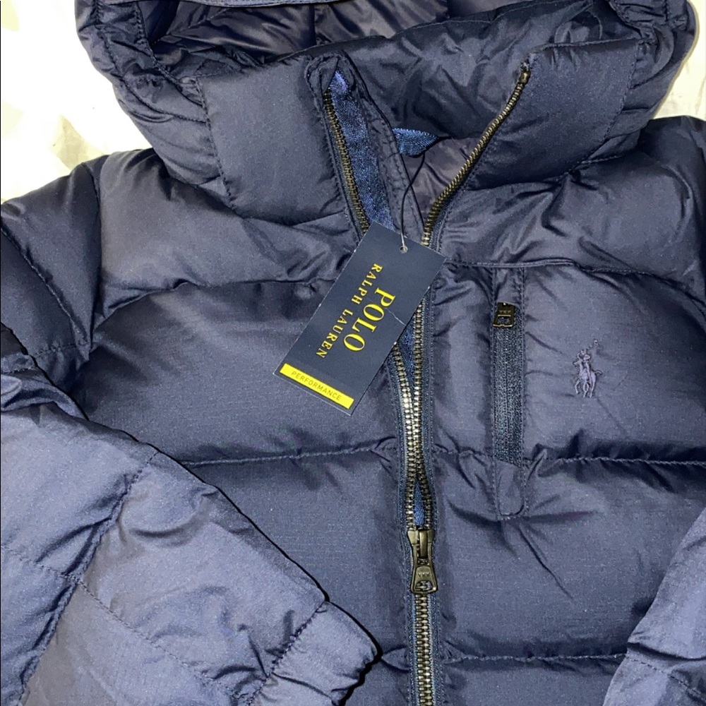Brand new Little boy polo puffer coat 💙